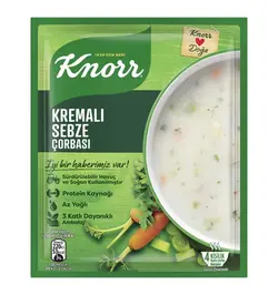 سوپ سبزیجات خامه ای کنور Knorr