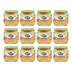 پکیج اقتصادی 12 تایی پوره مخلوط موز نارنگی گلابی هروبیبی Hero Baby