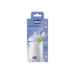 شیشه شیر 6 ماهگی چیکو Chicco Natural Feeling