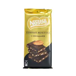 شکلات تخته ای با مغز بادام نستله Nestle