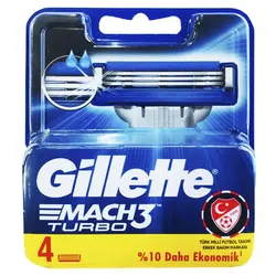 یدک تیغ اصلاح 3 لبه ژیلت Gillette Mach Turbo