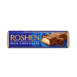 شکلات بار شیری ۴۳ گرمی روشن Roshen