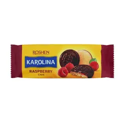 بیسکوییت ژله تمشک با روکش شکلات روشن کارولینا Roshen KAROLINA