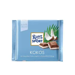 شکلات با مغز نارگیلی ریتر اسپرت Ritter Sport