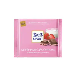 شکلات با طعم ماست و توت فرنگی ریتر اسپرت Ritter Sport