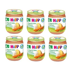 پکیج اقتصادی 6 تایی پوره ارگانیک سبزیجات هیپ hipp