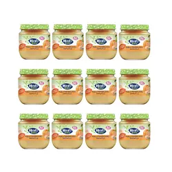 پکیج 12 تایی پوره مخلوط موز نارنگی گلابی هروبیبی Hero Baby