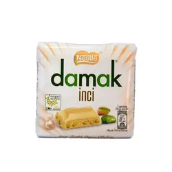 شکلات سفید پسته ای داماک نستله 65 گرمی Nestle Damak