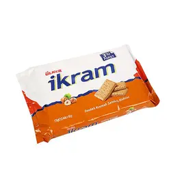 بیسکویت کرمدار اولکر با طعم فندق Ulker Ikram