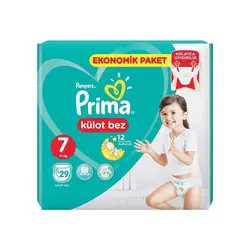 پوشک شورتی بچه سایز 7 پریما 29 عددی Prima
