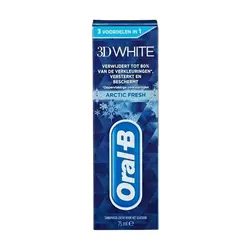 خمیردندان سفیدکننده اورال بی تری دی مدل Oral-B 3D Arctic Fresh