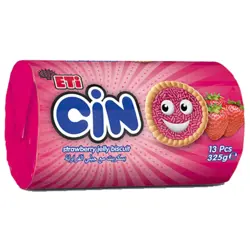 بیسکویت اتی با روکش ترافل توت فرنگی Eti