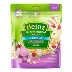 سرلاک 3 غله با آلبالو و سیب با شیر هاینز Heinz