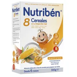 سرلاک 8 غله با عسل بدون شیر نوتریبن Nutriben
