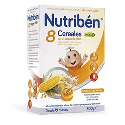 سرلاک 8 غله با عسل سبوس دار بدون شیر نوتریبن Nutriben