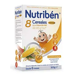 سرلاک 8 غله با عسل بدون شیر با فیبر نوتریبن Nutriben