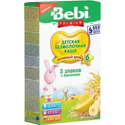 سرلاک 5 غله با موز بدون شیر ببی Bebi