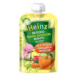 پوره ساندیسی سیب ، کدو تنبل ، هویج ، انبه هاینز Heinz