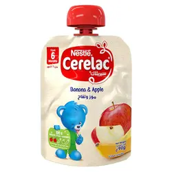 پوره ساندیسی موز و سیب نستله Nestle Cerelac