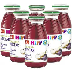پکیج اقتصادی 6عددی آب میوه ارگانیک نکتار آلو و گلابی هیپ Hipp