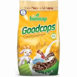 کورن فلکس صبحانه با شیر بز و کاکائو هوناپ hunnap