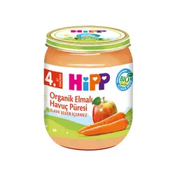 پوره ارگانیک سیب هویج هیپ hipp