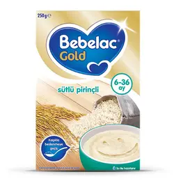 غذای کمکی (سرلاک) شیر و برنج ببلاک گلد bebelac gold