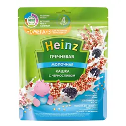 سرلاک (غذای کمکی) گندم سیاه با شیر و آلو  و امگا 3 هاینز HEINZ