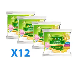 پکیج اقتصادی بیسکویت کودک ۶ غله کوکی هاینز HEINZ