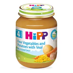 سوپ سبزیجات وگوشت گوساله و سیب زمینی هیپ HIPP