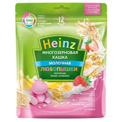 سرلاک(غذای کمکی )شیر و مخلوط غلات توت فرنگی و موز  هاینز HEINZ