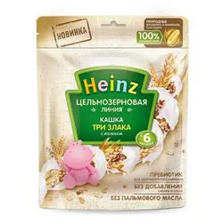 سرلاک(غذای کمکی ) شیر و سه غله(گندم سیاه جودوسر و گندم ) هاینز HEINZ