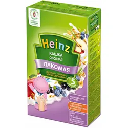سرلاک(غذای کمکی )شیر بلغور جو دوسر و میوه  (سیب و ذغال اخته و انگور سیاه) هاینز HEINZ