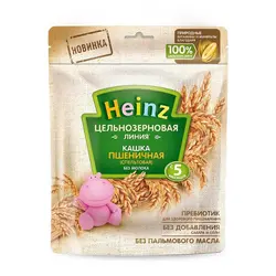 سرلاک (غذای کمکی ) آرد گندم با فیبرکریستالی بدون شیر هاینز HEINZ