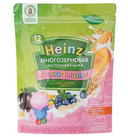 سرلاک (غذای کمکی ) آلو، زردآلو، زغال اخته، شیر هاینز HEINZ