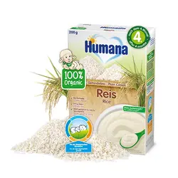 سرلاک ( غذای کمکی) برنج ساده بدون شیر ارگانیک هومانا Humana