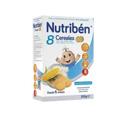 سرلاک (غذای کمکی ) 8غلات بهمراه بیسکویت نیتروبن NUTRIBÉN