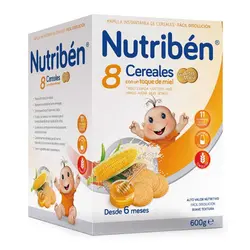 سرلاک (غذای کمکی)8 غلات و بیسکویت وعسل  Nutribén