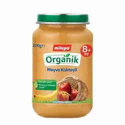 کوکتل ارگانیک میوه میلوپا milupa (سیب هلو موز)