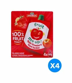 پوره ساندیسی سیب توت فرنگی آندرس (ANDROS)