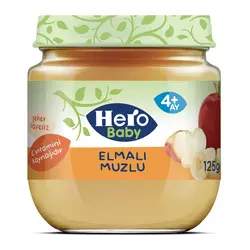 پوره مخلوط موز و سیب هروبیبی Hero Baby