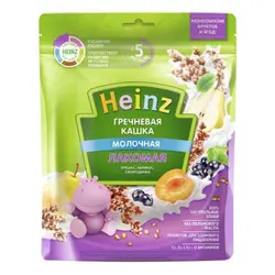 سرلاک گندم سیاه گلابی زردآلو توت با شیر هاینز Heinz