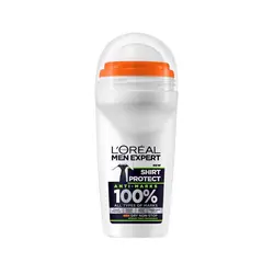رول ضد تعریق مردانه لورآل سری Men Expert مدل Shirt Protect حجم 50 میلی لیتر
