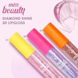 لیپ گلاس شاینی گلدن رز Dimond Shine 3D Lipgloss