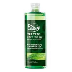 ژل شستشوی صورت ضدجوش تی تری حاوی روغن درخت چای دکتر سی تونا فارماسی  Farmasi Dr C Tuna Tea Tree Series Face Wash