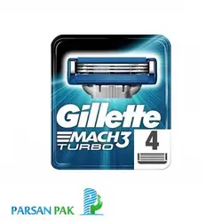 تیغ یدک ژیلت مدل Mach 3 Turbo