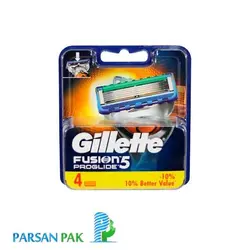تیغ یدک ژیلت مدل FUSION PROGLIDE POWER(مناسب دسته های باتری دار)