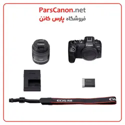دوربین عکاسی کانن Canon EOS R8 Mirrorless Camera with RF 24-50mm f/4.5-6.3 IS STM Lens | پارس کانن