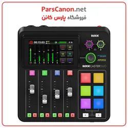 استودیوی تولید صوتی یکپارچه RODE RODECaster Duo Integrated Audio Production Studio (Black) | پارس کانن