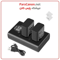 شارژر و باتری دوربین Neewer Dual Battery Charger & NP-FW50 Batteries Kit (1100mAh) | پارس کانن